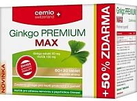 Cemio Ginkgo Premium Max tbl.60+30 ČR/SK