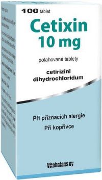 Cetixin 10mg por.tbl.flm. 100x10mg