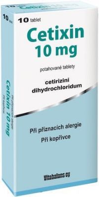 Cetixin 10mg por.tbl.flm. 10x10mg