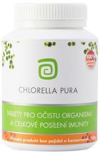 Chlorella centrum CHLORELLA PURA 150g doza