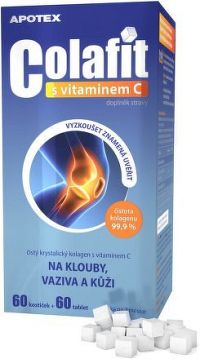 COLAFIT s Vitamínem C 60 + 60 kostek