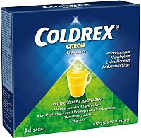 Coldrex Horký nápoj Citron por.plv.sol.scc.14