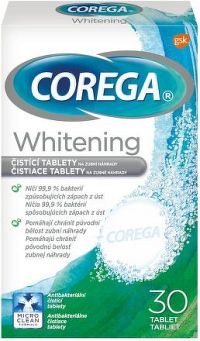 Corega Whitening čistící tablety 30ks