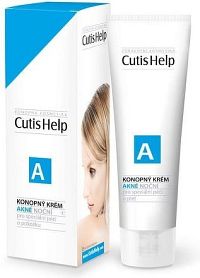 CutisHelp AKNÉ konopný krém noční 30ml