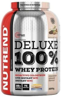 DELUXE 100% WHEY 2250 g čokoláda+mandle