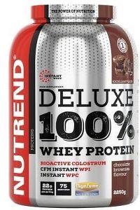 DELUXE 100% WHEY, 2250 g, jahodový cheesecake