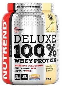 DELUXE 100% WHEY 900 g čokoláda+mandle