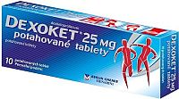 Dexoket 25 tablety por.tbl.flm.10x25mg