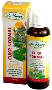 Dr.Popov Kapky bylinné Cukr normal 50ml