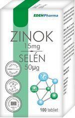 Edenpharma Zinek Selen tbl.100