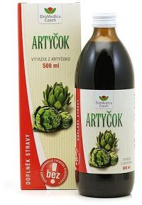 EKOMEDICA Artyčok 99.8 % šťáva 500ml