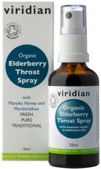 Elderberry Throat Spray 50ml Organic