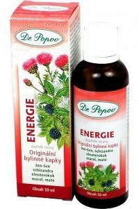 Energie bylinné kapky Dr.Popov 50ml