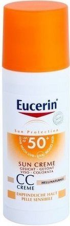 EUCERIN SUN CC krém na opal SPF50+světlý 50ml