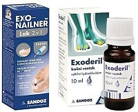 Exonailner Lak 2v1 5ml + Exoderil 10ml/100mg