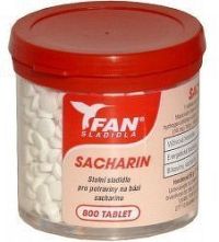 Fan sladidlo Sacharin 50g/800 tablet