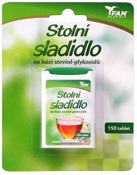 Fan sladidlo Stevia 7.8g/150 tablet