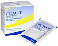 GELACET želatinový prášek sáčky 21ks x 5.3g