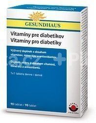 GESUNDHAUS Vitamíny pro diabetiky tbl.90