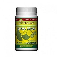 Ginkgo Biloba 40mg tbl.30+30 Bio-pharma