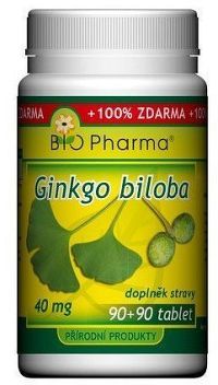 Ginkgo Biloba 40mg tbl.90+90 Bio-Pharma