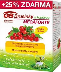 GS Brusinky Megaforte s kopřivou cps. 40+10