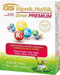 GS Vápník Hořčík Zinek PREMIUM tbl.30