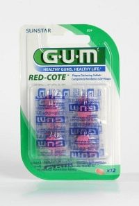 GUM tablety Red-Cote k indikaci plaku 12ks B824MA