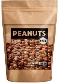 GymBeam Arašídy nepražené unsalted - 1000 g