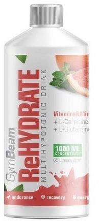 GymBeam ReHydrate 1000 ml pink grapefruit