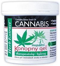 Herb Extract Cannabis Konopný masážní gel 250ml