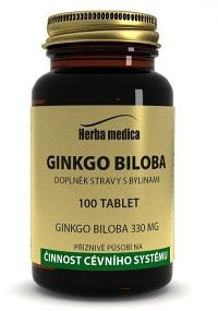 Herba medica Ginkgo biloba 330 mg, 100 tbl.