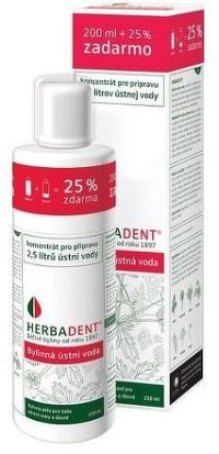 HERBADENT Bylinná ústní voda 250ml