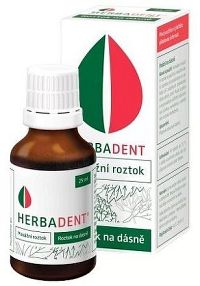 HERBADENT Masážní roztok gng.sol.1x25ml