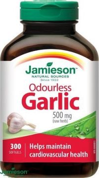 JAMIESON Česnek bez zápachu 500mg cps.300