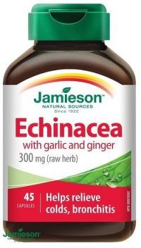 JAMIESON Echinacea s česnekem a zázvorem cps.45
