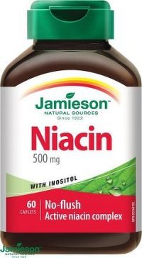 JAMIESON Niacin 500mg s inositolem tbl.60