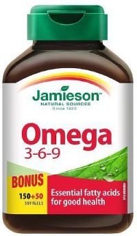 Jamieson Omega 3-6-9 1200 mg 150+50 kapslí