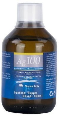 Koloidní stříbro Ag100 25ppm 300ml