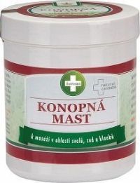 Konopná mast na klouby svaly záda 300 ml