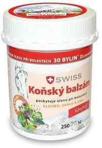 Koňský balzám SWISS hřejivý 250 + 50ml