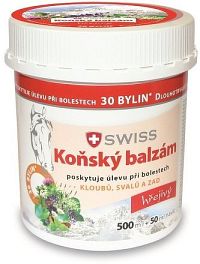 Koňský balzám SWISS hřejivý 500 + 50ml