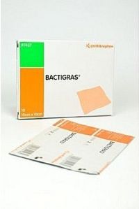 Krytí Bactigras antisept.s mastí 10x10cm/10ks