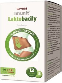 Laktobacily SWISS Imunit tob.60+12 ZDARMA