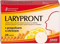 Larypront tbl.24 s propolisem a citrónem