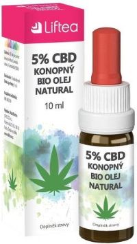 LIFTEA 5% CBD konopný olej 10ml