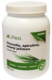 LIFTEA Chlorella/Spirulina/Zel.ječmen 250tbl.