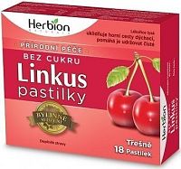 Linkus Třešně Pastilky BEZ CUKRU 18ks