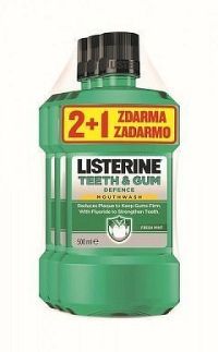LISTERINE TEETH & GUM DEFENCE 500ml 2+1