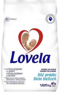 LOVELA prášek bílá 1,625kg / 13 pracích dávek